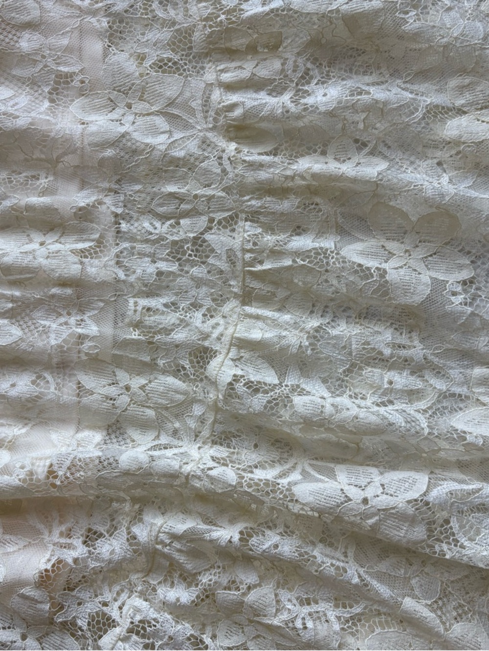Ivory Lace Maxi Skirt - Picture 3 of 6